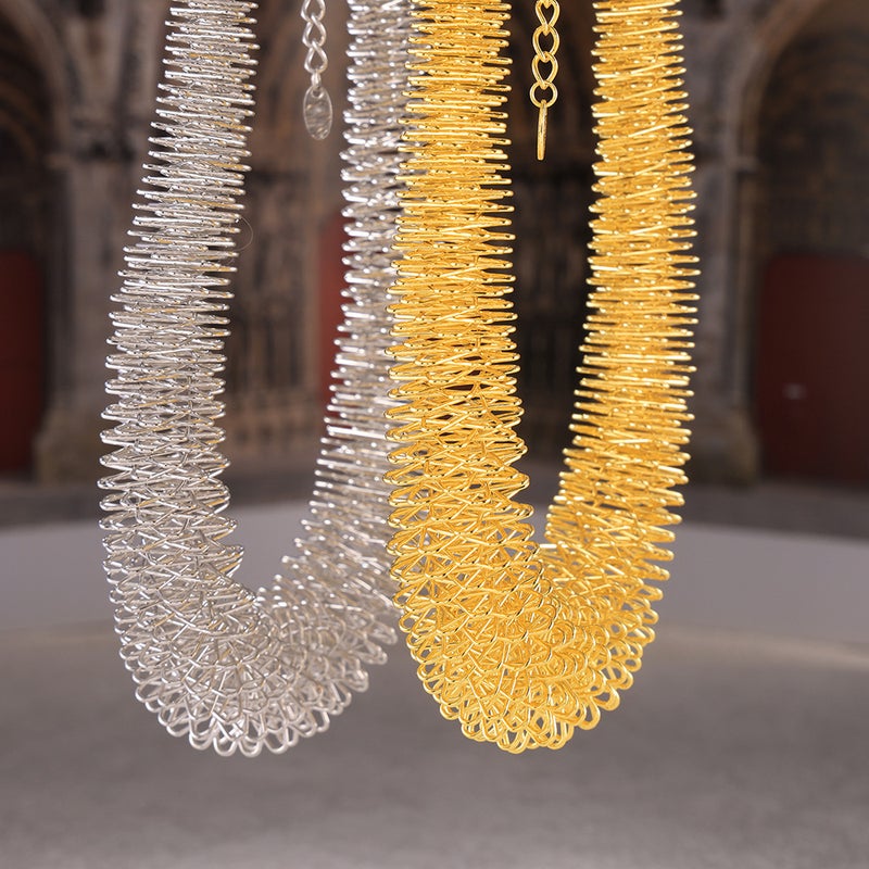 Selling Niche Simple Hip-Hop Style Geometric Spring Jewelry Titanium Steel Gold-Plated Leisure Style Necklace - Image 5